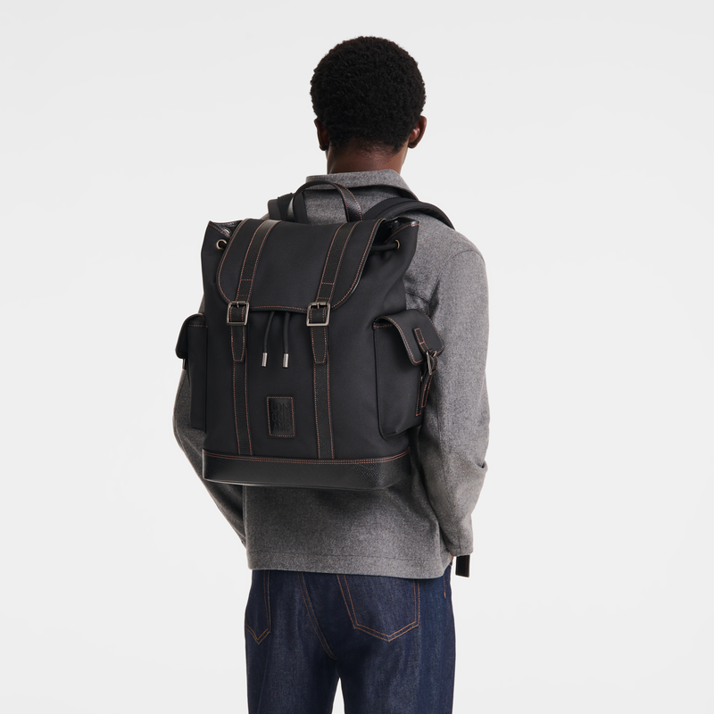 Boxford Backpack , Black - Recycled canvas  - View 5 of  5