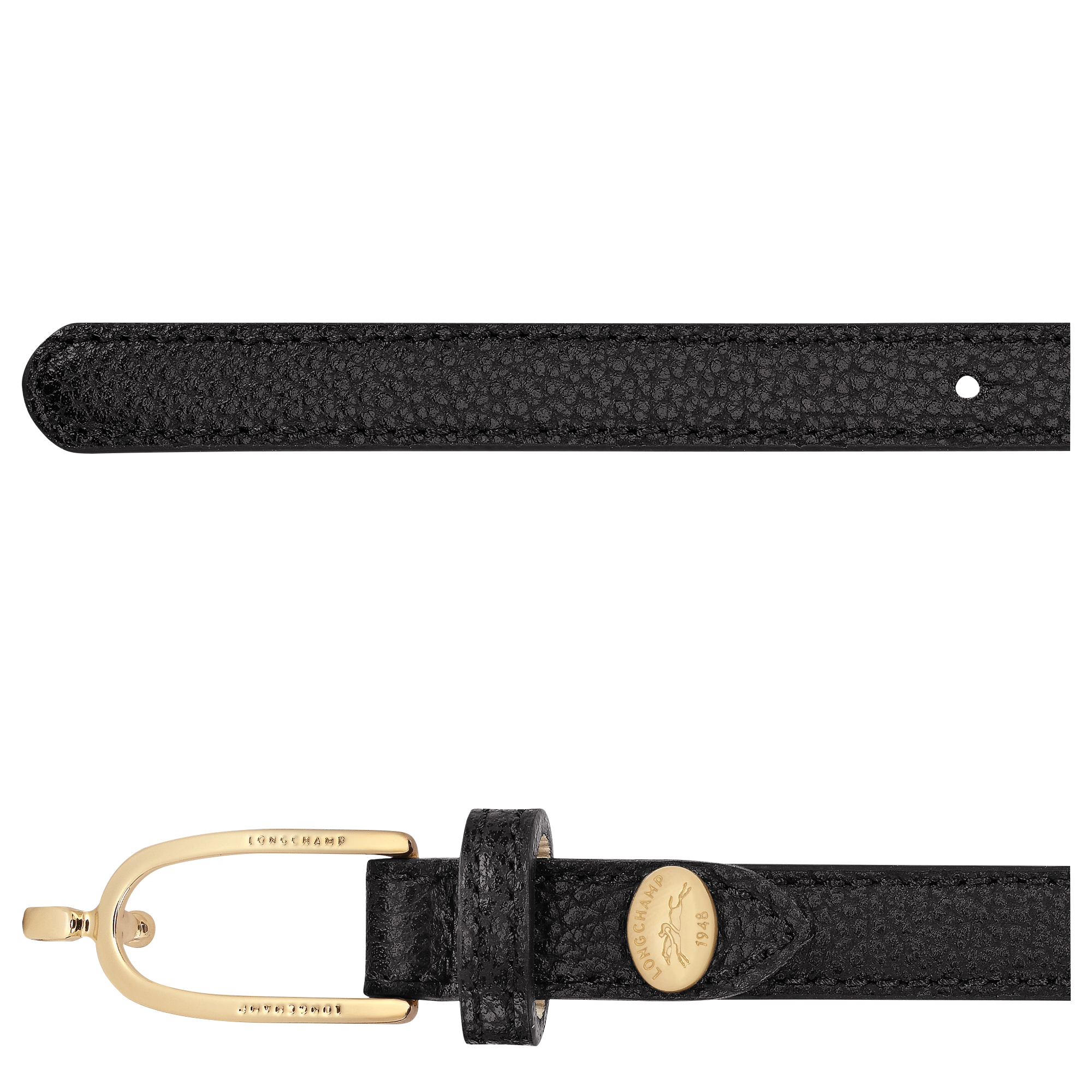 Le Foulonn&eacute; Ladies' belt, Black