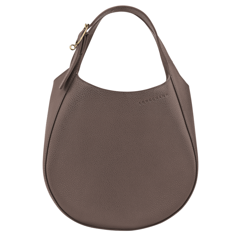 Le Foulonné S Handbag , Taupe - Leather  - View 1 of  7