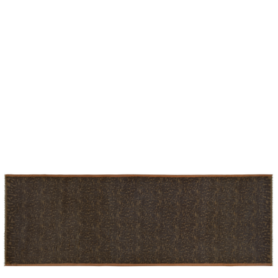La Cavalcade Longchamp Stole , Mocha - Modal
