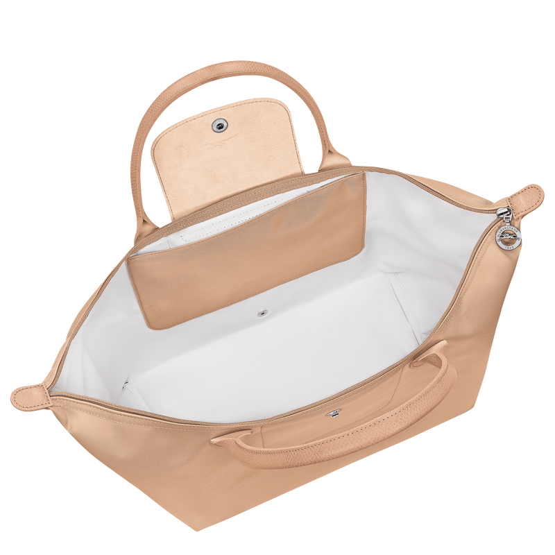 Le Pliage One L Handbag , Beige - Canvas  - View 4 of  6