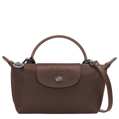Le Pliage Xtra XS Pouch , Mocha - Leather