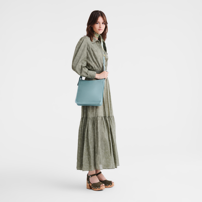 Le Foulonné Crossbody bag M, Eucalyptus