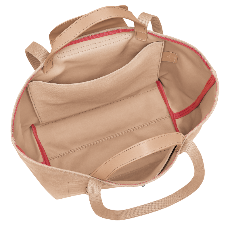 Le Pliage Collection M Tote bag , Beige - Canvas  - View 5 of  6