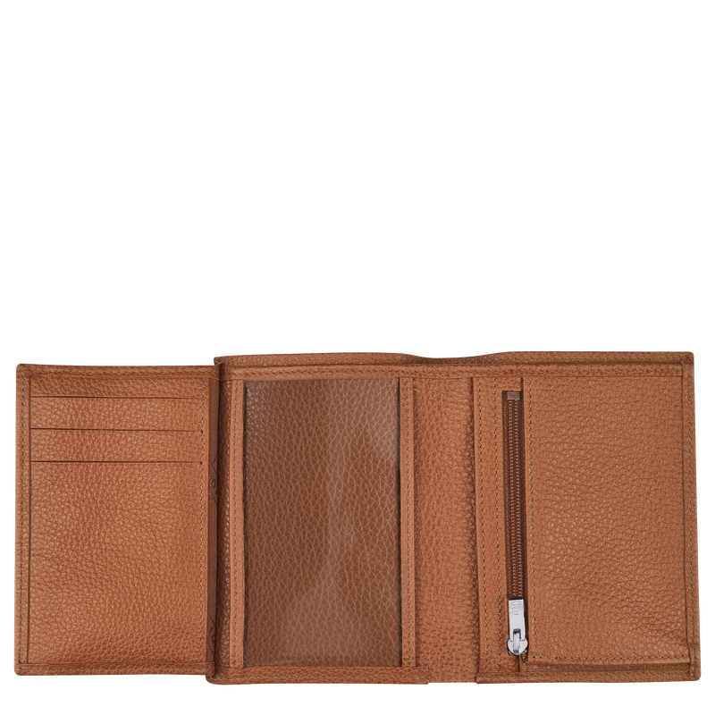Le Foulonn&eacute; Wallet , Caramel - Leather  - View 2 of  2