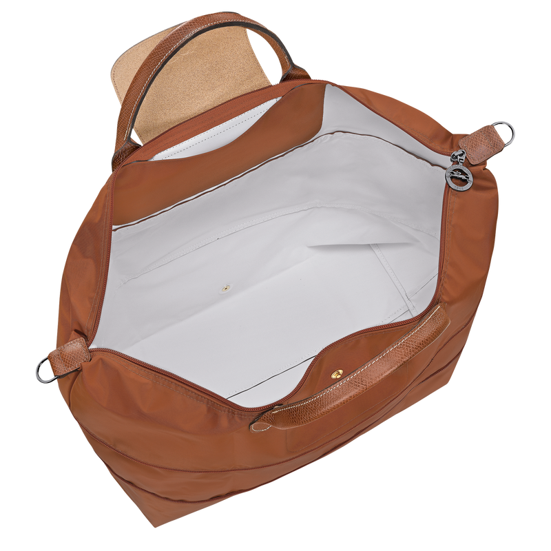 Le Pliage Original Travel bag expandable , Cognac - Recycled canvas  - View 5 of  7