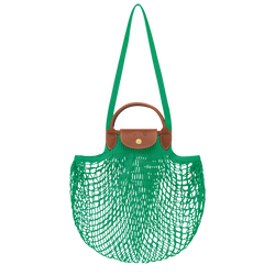 Le Pliage Filet L Mesh bag , Green - Canvas