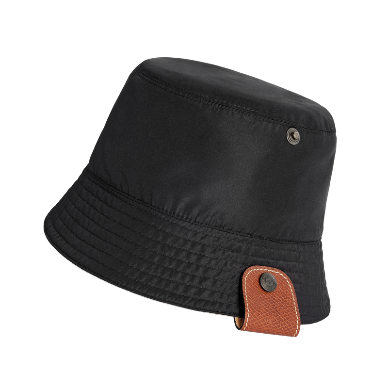 Reversible bucket hat , Black/Paper - Technical taffeta  - View 1 of  4