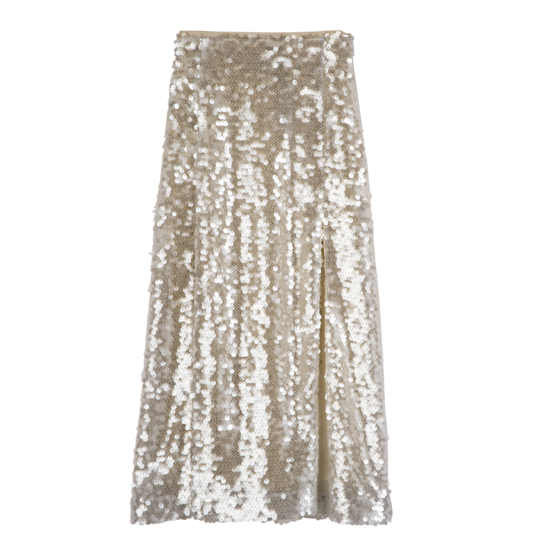 Midi skirt , Ivory - OTHER  - View 1 of  5