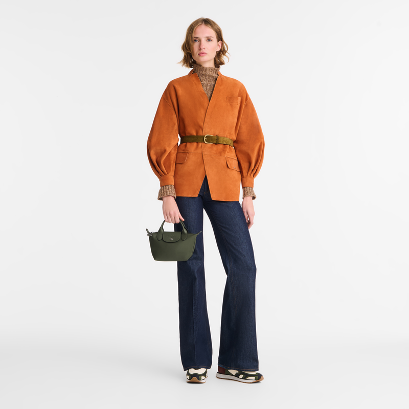 Le Pliage Xtra XS Handbag , Fir - Leather  - View 2 of  6