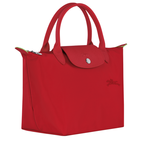 Le Pliage Green S Handbag , Tomato - Recycled canvas - View 3 of  6