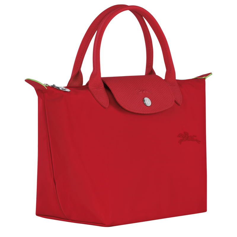 Le Pliage Green S Handbag , Tomato - Recycled canvas  - View 3 of  6