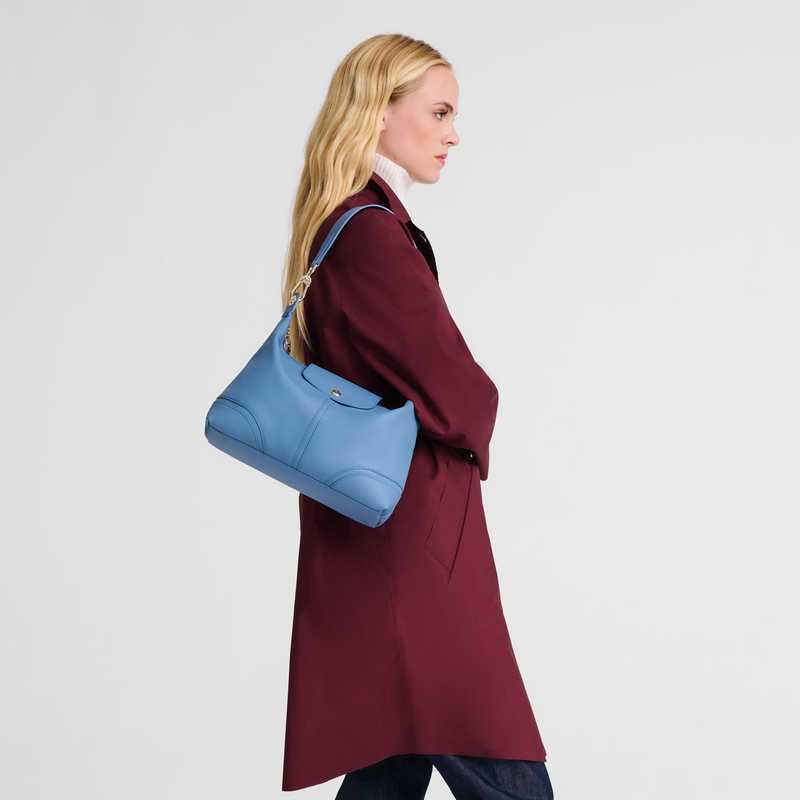 Le Pliage Xtra L Shoulder bag , Slate - Leather  - View 2 of  6