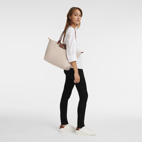 longchamp le pliage beige