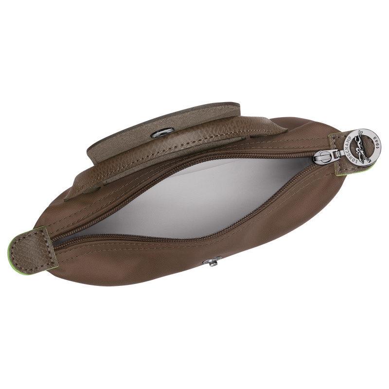 Le Pliage Green Pouch with handle , Terra - Recycled canvas  - View 5 of  6