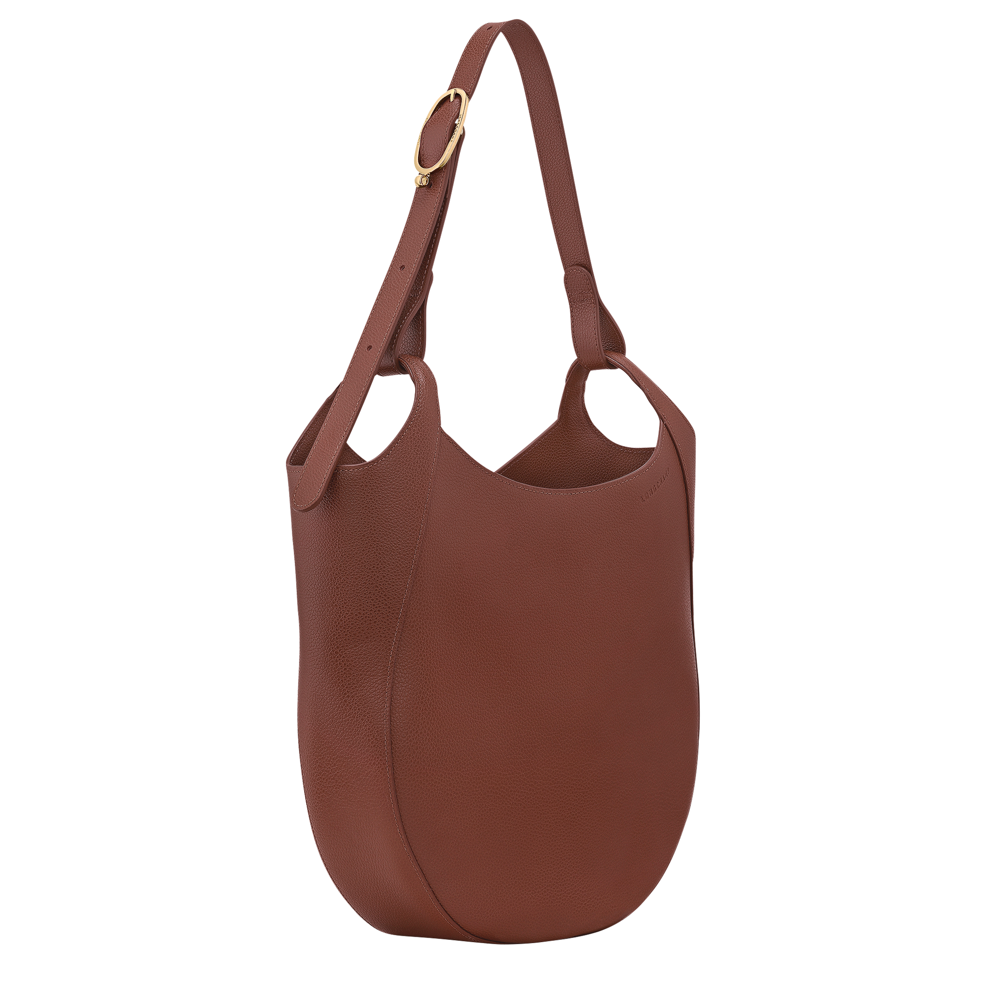 Le Foulonn&eacute; Hobo bag L, Coffee