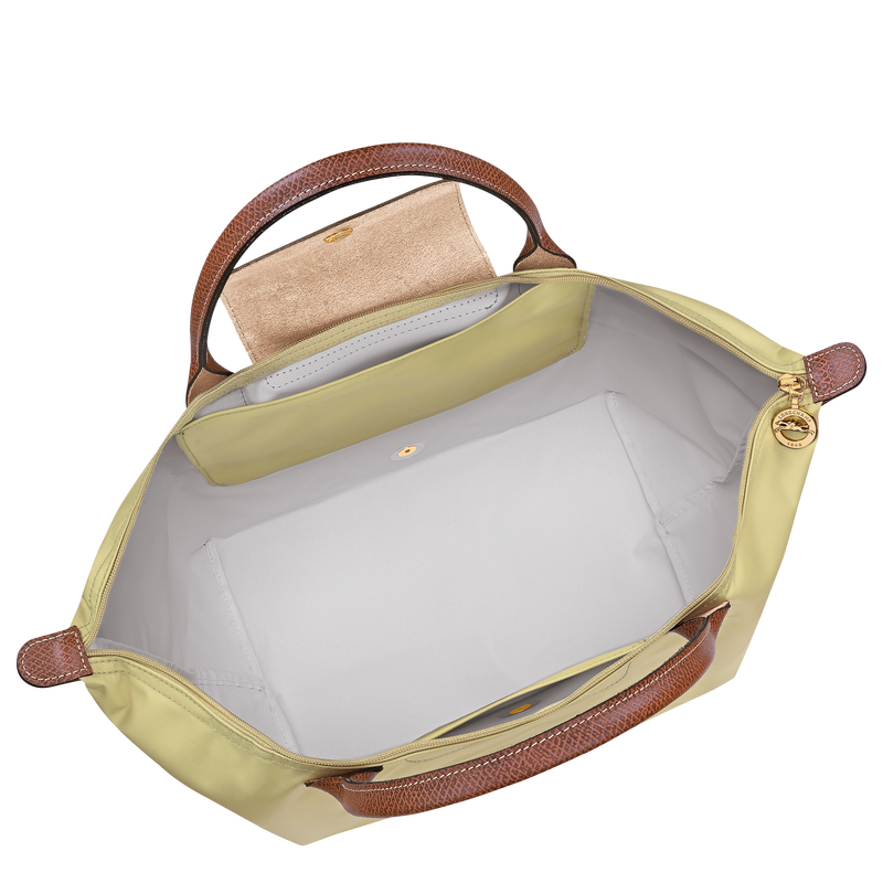 Le Pliage Original M Handbag , Pistachio - Recycled canvas  - View 4 of  6