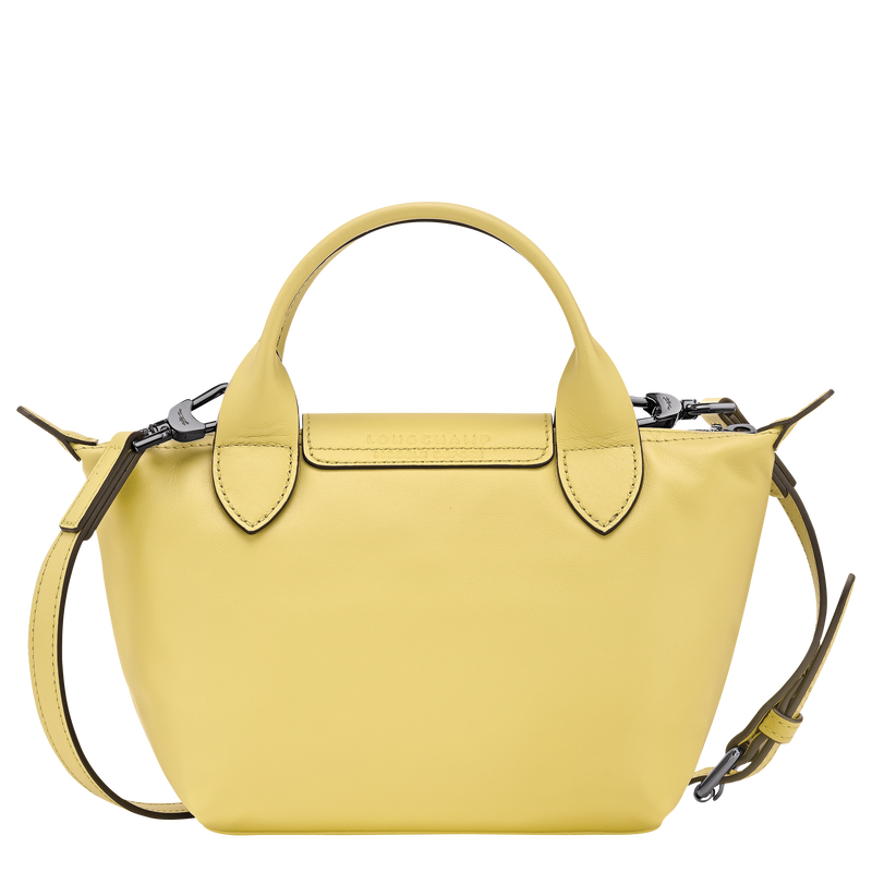 Le Pliage Xtra XS Handbag , Lime - Leather  - View 3 of  5