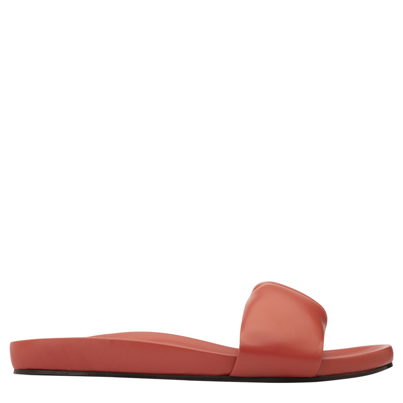 Roseau Mules , Coral - Leather  - View 1 of  4