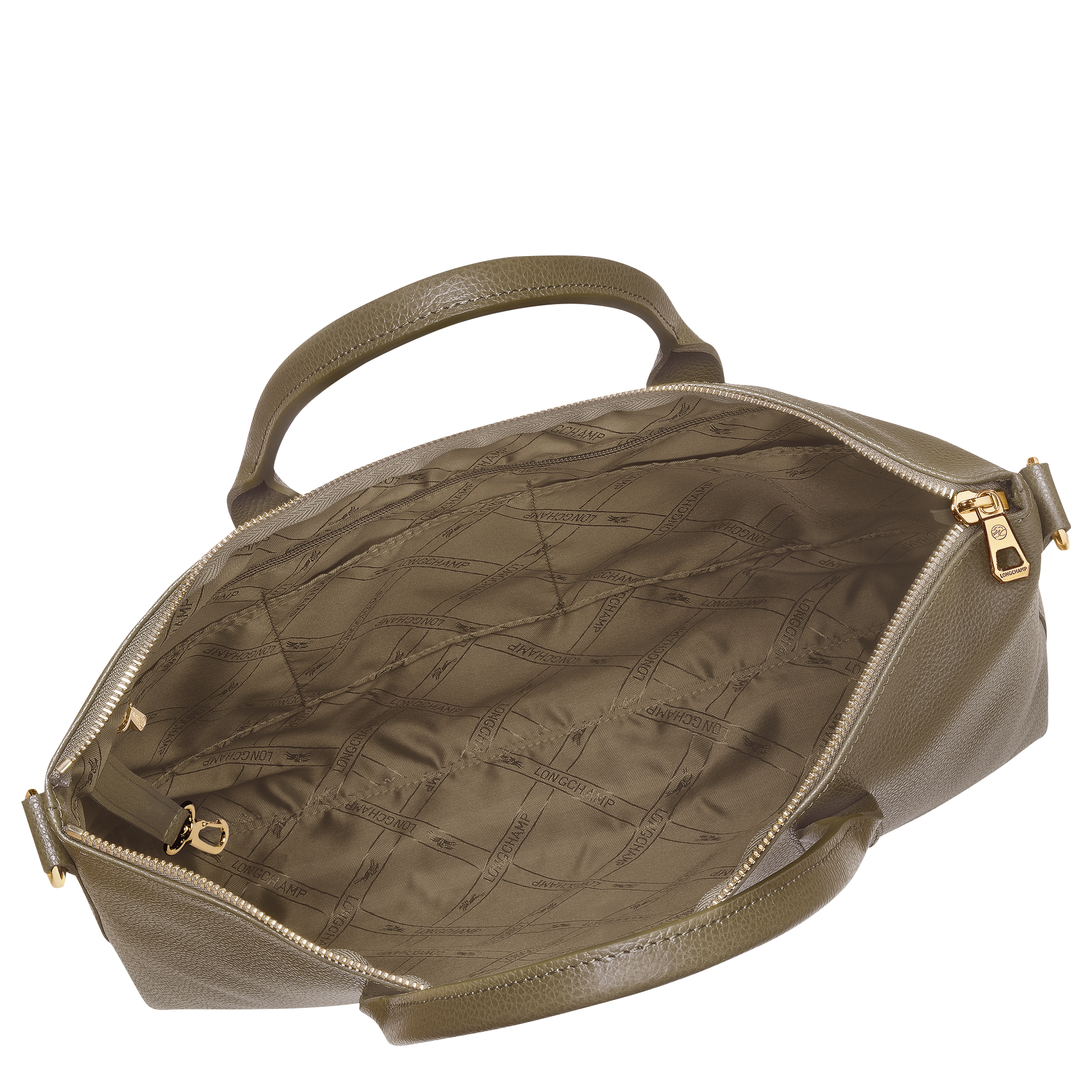 Briefcase S, Caper - View 5 of
5 - zoom in Le Foulonné Briefcase S, Caper