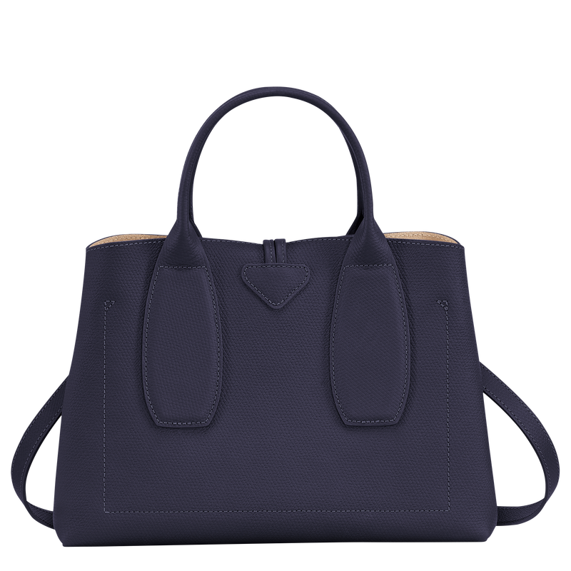 Roseau M Handbag Bilberry Leather Longchamp MY