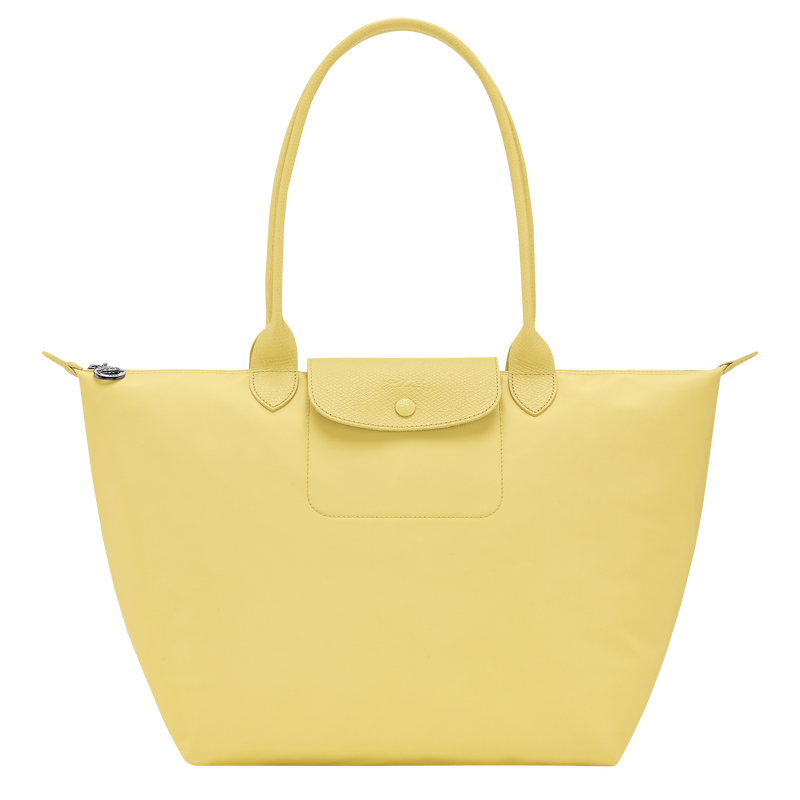 Le Pliage One L Tote bag , Lime - Canvas  - View 1 of  6