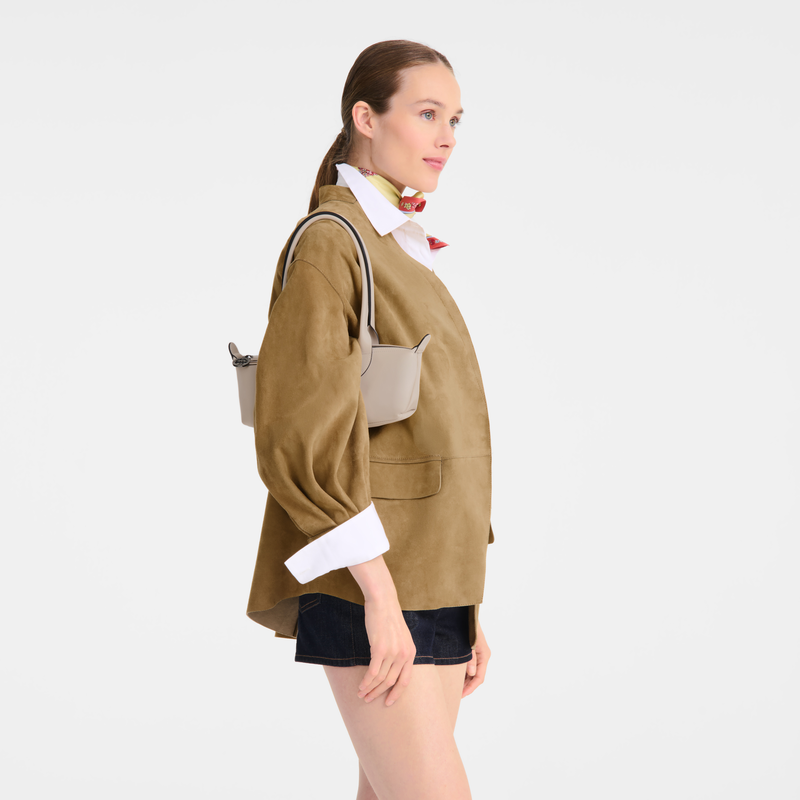 Le Pliage Xtra M Shoulder bag , Paper - Leather  - View 2 of  7