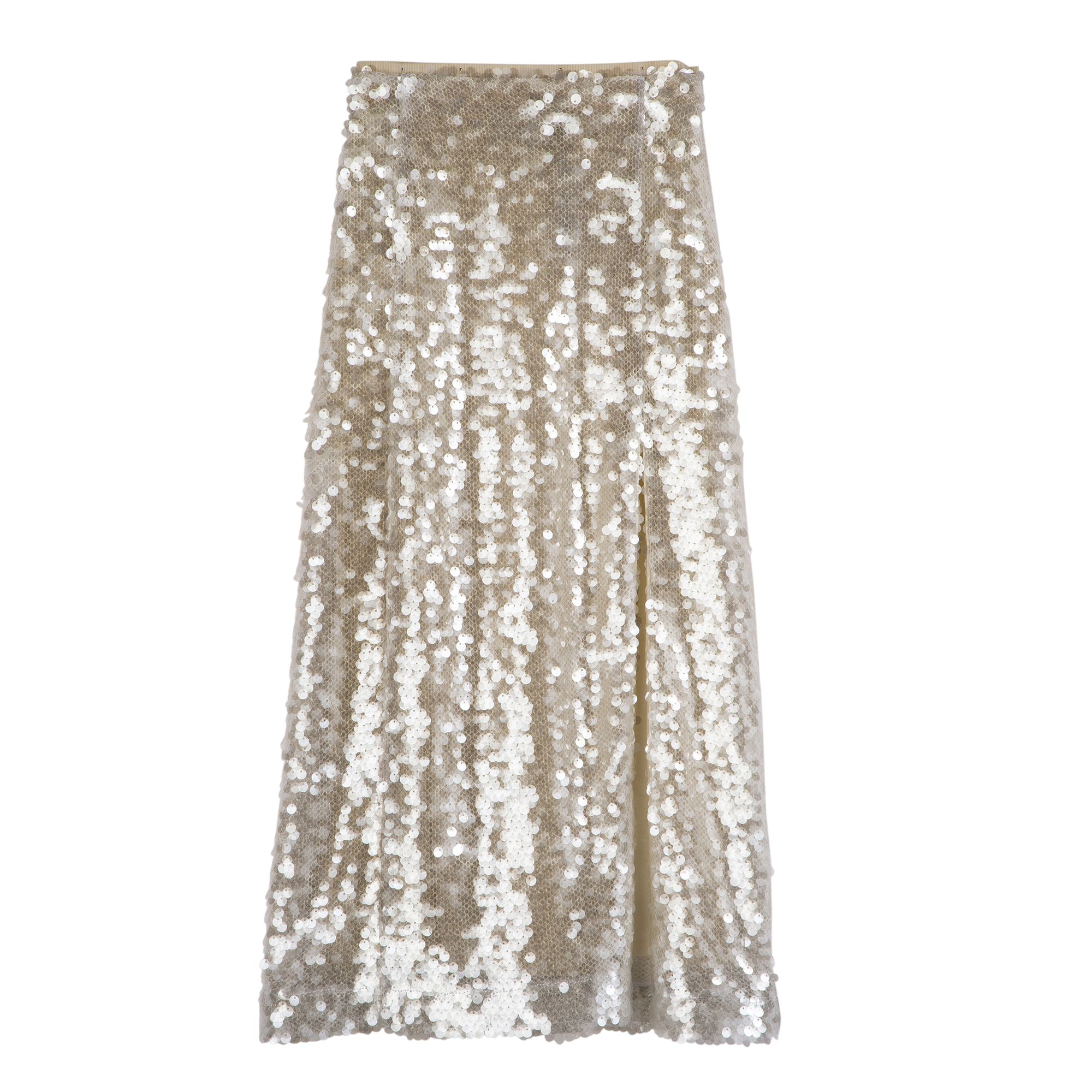 null Midi skirt, Ivory