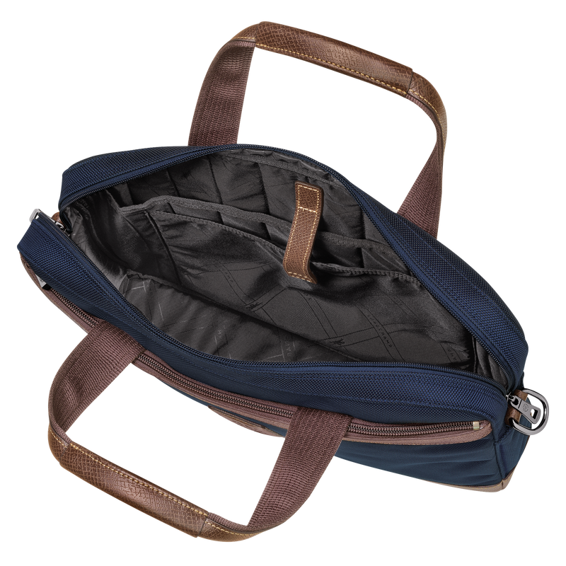 Boxford S Briefcase , Blue - Recycled canvas  - View 5 of  5