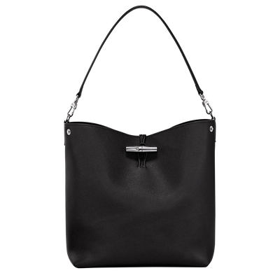 Le Roseau M Shoulder bag , Black - Leather