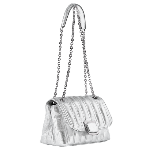 Silver crossbody bag discount