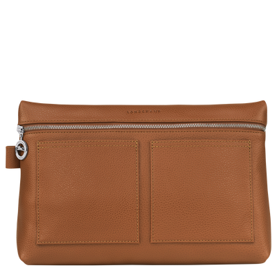 Le Foulonn&eacute; Toiletry case , Caramel - Leather