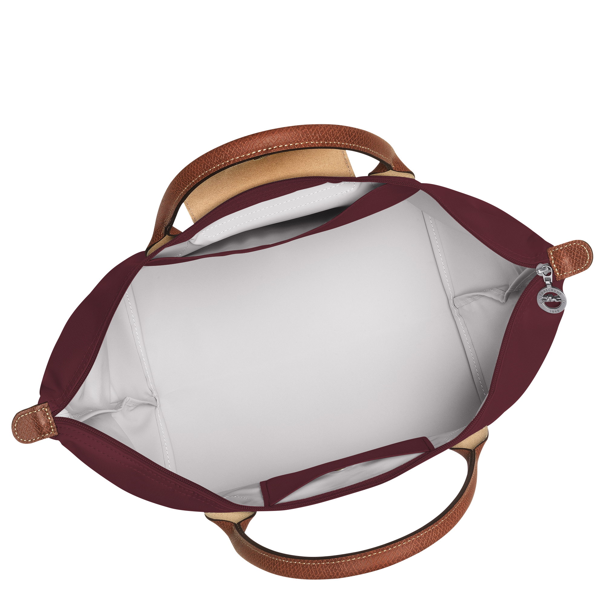 Handbag M, Burgundy - View 5 of
7 - zoom in Le Pliage Original Handbag M, Burgundy
