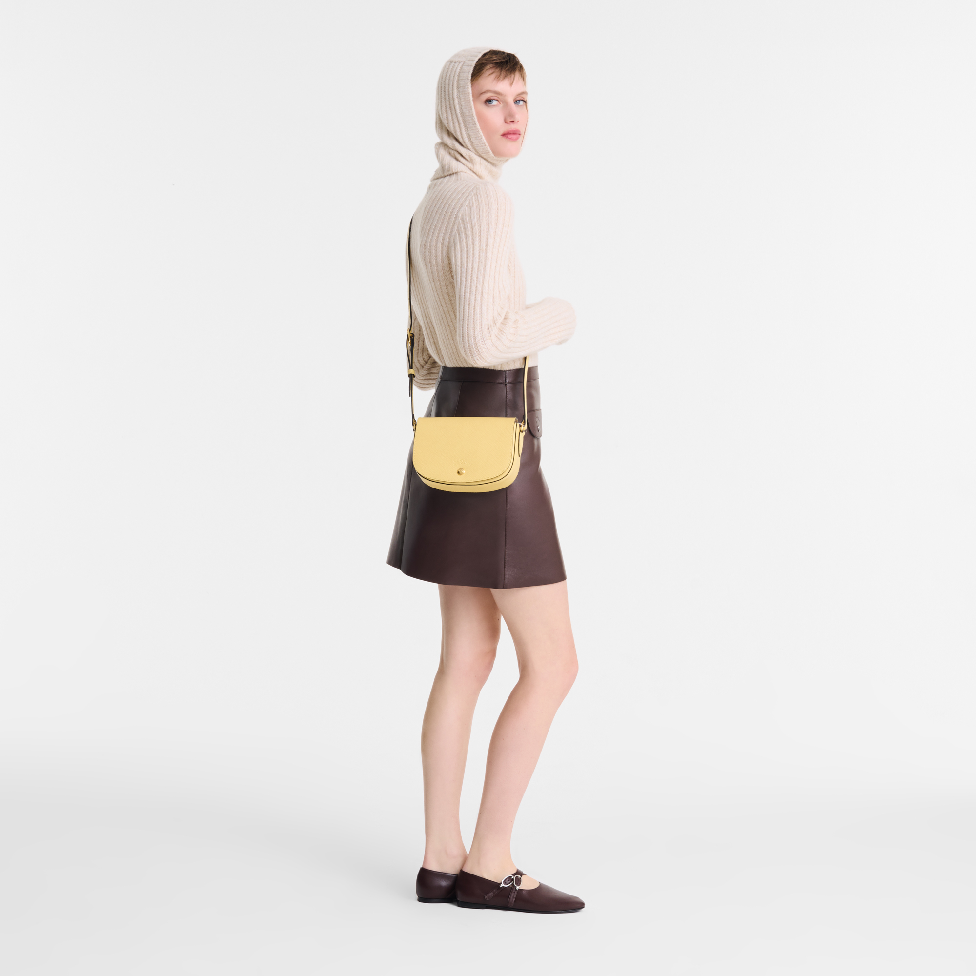 Crossbody bag S, Yellow Chick - View 2 of
3 - zoom in Épure Crossbody bag S, Yellow Chick