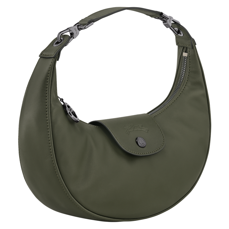 Le Pliage Xtra S Shoulder bag , Fir - Leather  - View 3 of  6