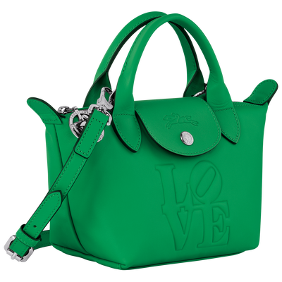 Longchamp x Robert Indiana Handbag XS, Green
