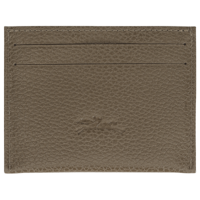Le Foulonné Card holder , Caper - Leather