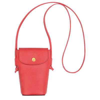 Épure Phone case with leather lace, Strawberry