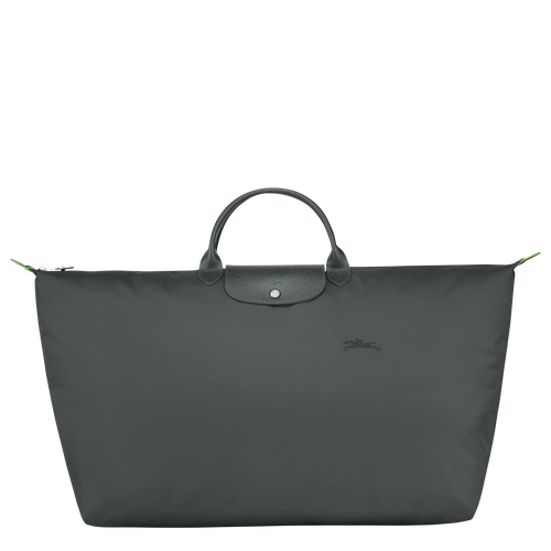 Le Pliage Green M Travel bag , Graphite - Recycled canvas - View 1 of  7