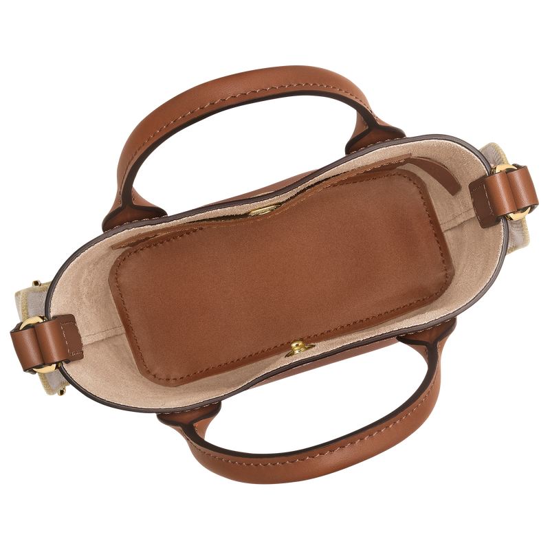 Épure XS Tote bag , Cognac - Leather  - View 5 of  6