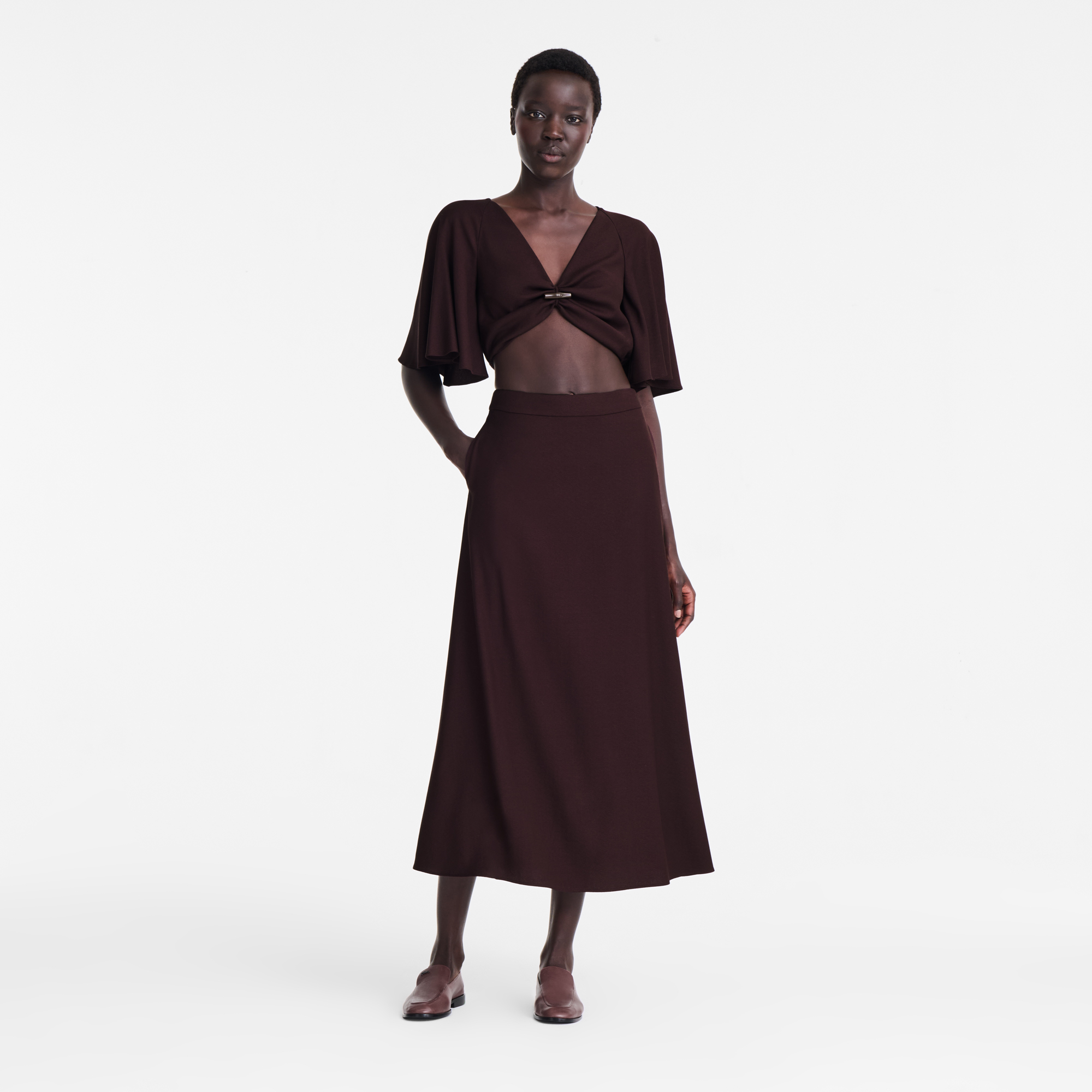 null Top, Burgundy