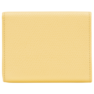 Le Roseau Compact wallet , Yellow Chick - Leather