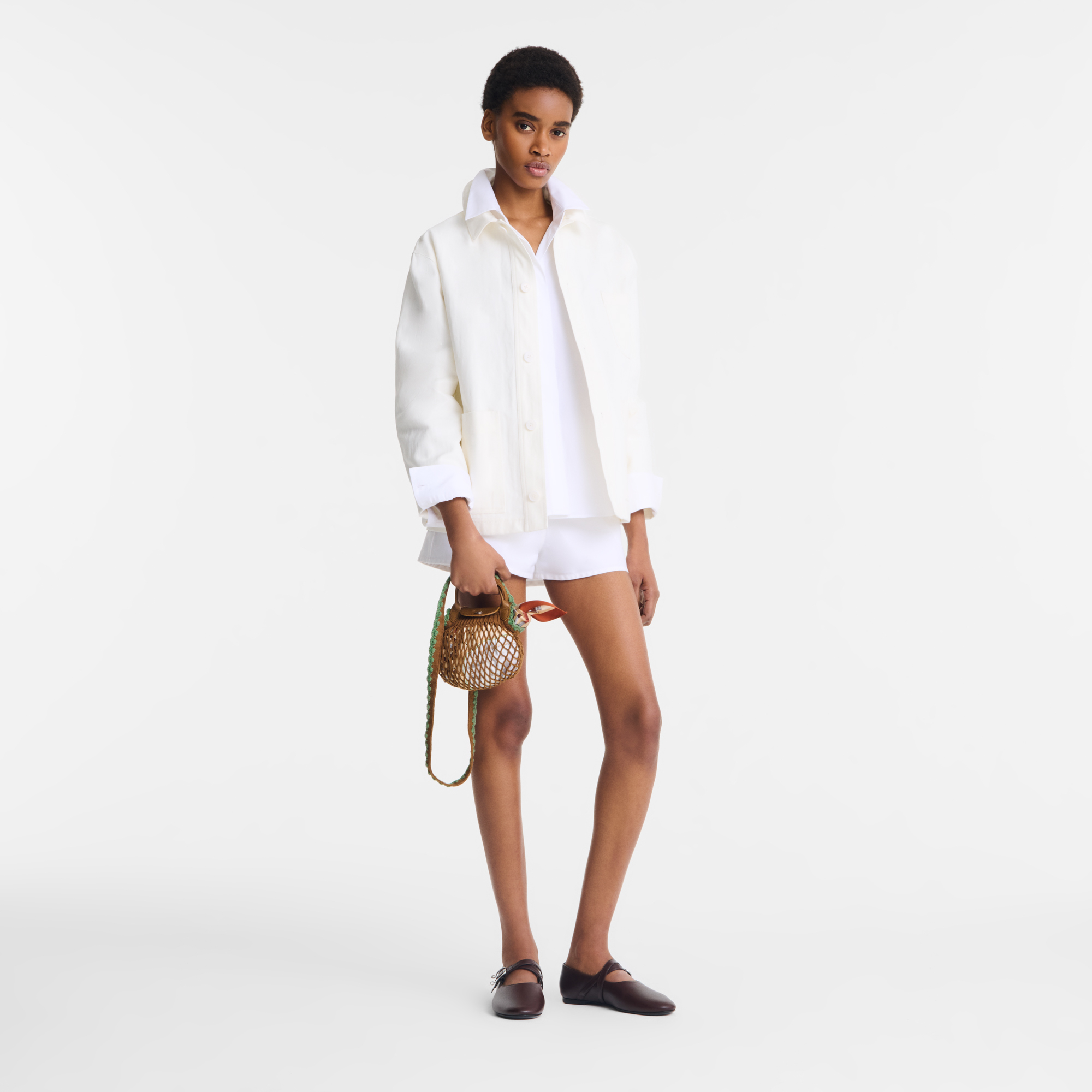 Mesh bag XS, Tobacco - View 2 of
4 - zoom in Le Pliage Collection Mesh bag XS, Tobacco