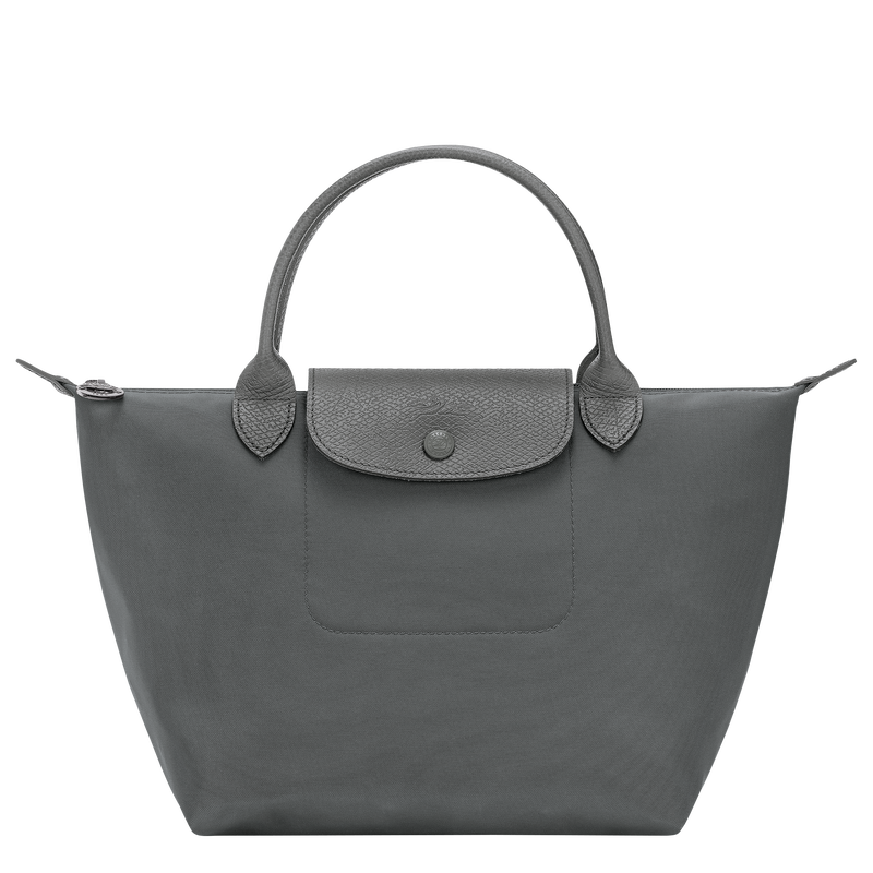 Le Pliage One S Handbag , Anthracite - Recycled canvas  - View 1 of  8