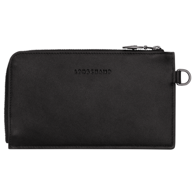Le Pliage Xtra Pouch , Black - Leather