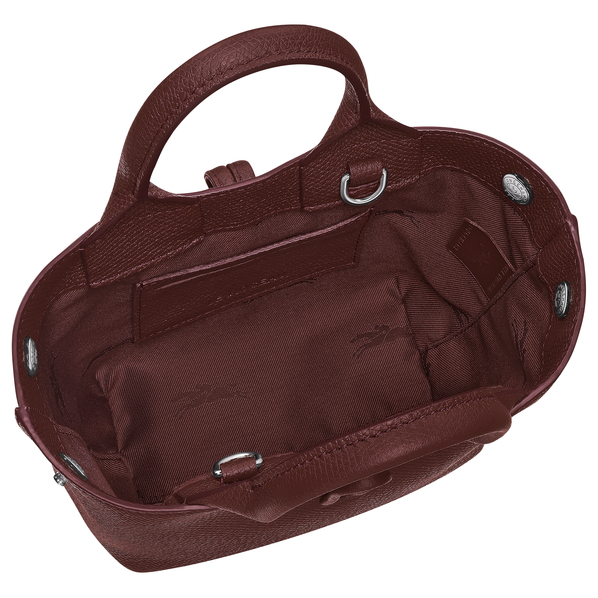 Le Roseau Handbag XS, Burgundy