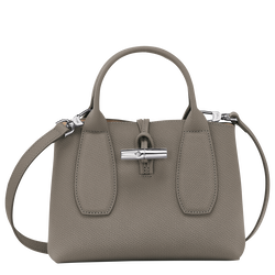 Roseau S Handbag , Turtledove - Leather