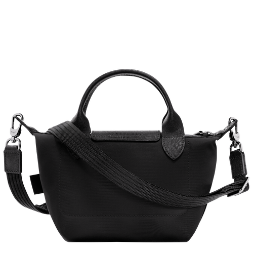 Le Pliage Energy XS Handbag , Black - Recycled canvas - View 4 of  6