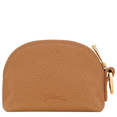 Le Foulonn&eacute; Coin purse , Pecan - Leather