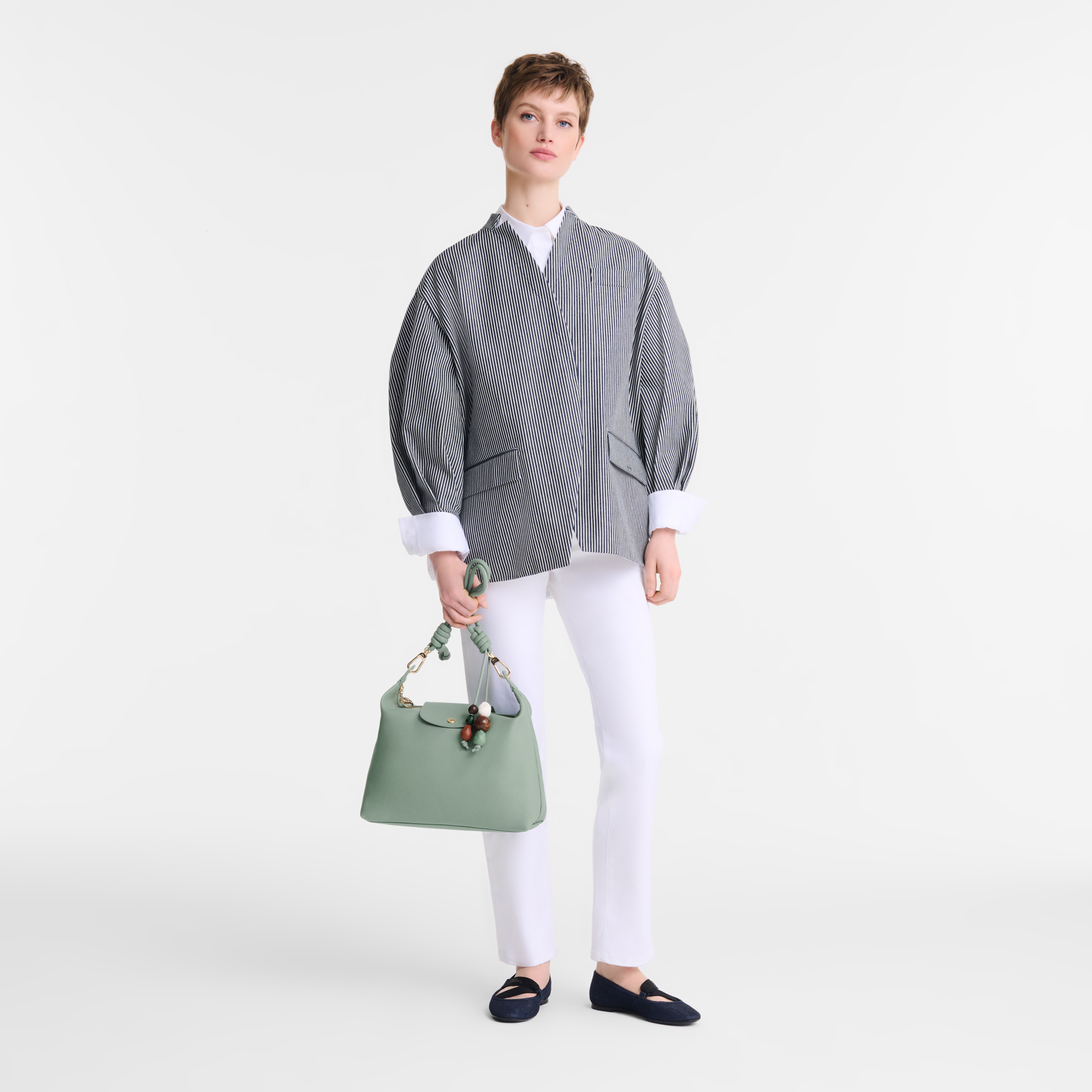 Hobo bag M, Celadon - View 2 of
3 - zoom in Le Pliage Xtra Hobo bag M, Celadon